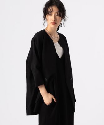 Gabardine K.T (Women)/ギャバジンケーティー アセテートリネンタッサー ドルマンスリーブ シャツジャケット(7213JG03)