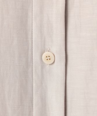 アセテートリネンタッサー　　クルーネックロングシャツジレ（７２１３ＪＧ０４）
