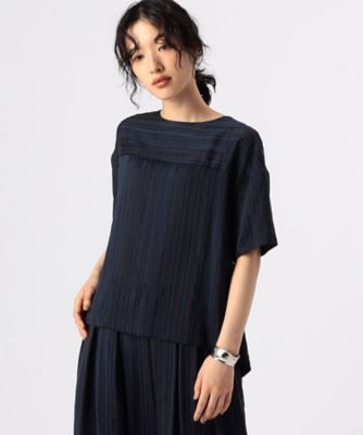 Gabardine K.T (Women)/ギャバジンケーティー ジャカードボーダー ゆったりプルオーバー(7214BG07)