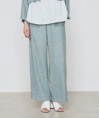 群言堂の麻100 、新品ワイドパンツです。 リネンパレットワイドパンツ