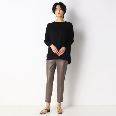レザレクションレディースパンツ ストレッチフェイクレザー レギンスパンツ（7215PS01