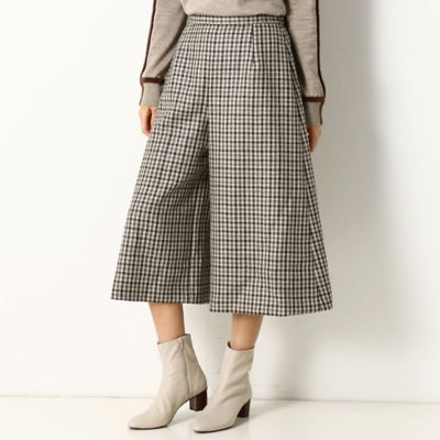 ＜Gabardine K.T (Women)＞チェック柄　キュロット（７２１５ＰＷ１０）