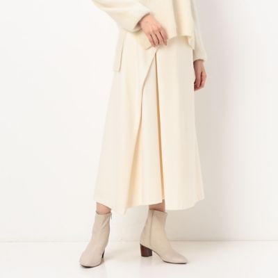 ＜Gabardine K.T (Women)＞あったか２ＷＡＹ両面起毛　ドレープスカート（７２１６ＦＡ０４）