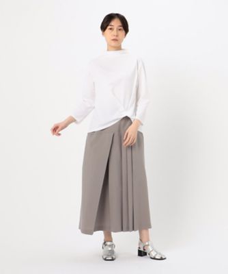 ストレッチタッサー　ランダムプリーツスカート（７２１６ＦＧ０４）