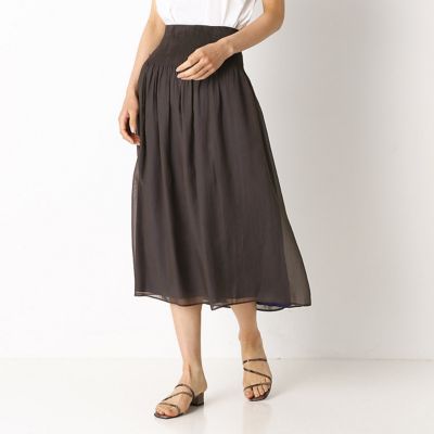 イセイミヤケ　リバーシブルスカート ISSEIMIYAKE リバーシブルプリーツロングスカート