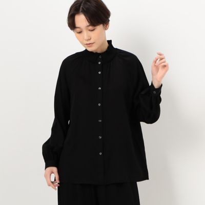 【セットアップ対応】キュプラレーヨンシャーリングブラウス（７２２０ＢＢ０１）