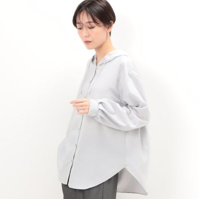 マイクロスパン フード付きブラウス（7220BE03） | Gabardine