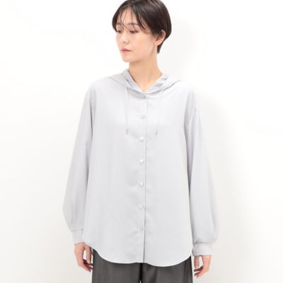 マイクロスパン フード付きブラウス（7220BE03） | Gabardine