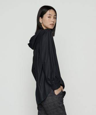 マイクロスパン フード付きブラウス（7220BM02） | Gabardine