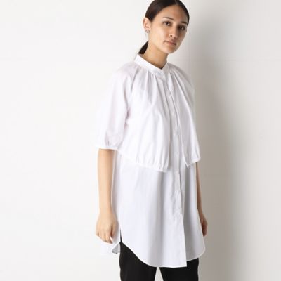 ＜Gabardine K.T (Women)＞ケープレイヤード風　シャツ（７２２０ＨＷ０４）