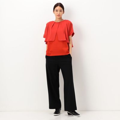 【洗える】プレーティング天竺　ボレロカットソー（７２２１ＥＡ０２）