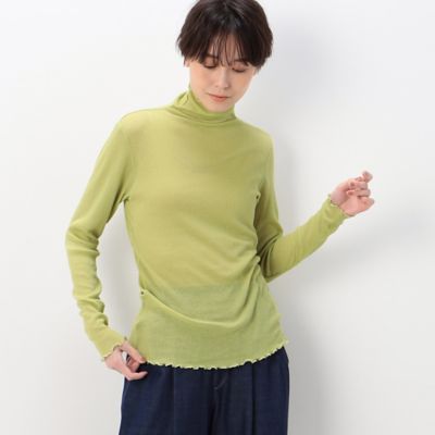 【前後２ＷＡＹ／洗える】のびのびシアーリブ　Ｔシャツ（７２２１ＥＣ０５）