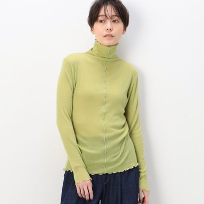 【前後２ＷＡＹ／洗える】のびのびシアーリブ　Ｔシャツ（７２２１ＥＣ０５）