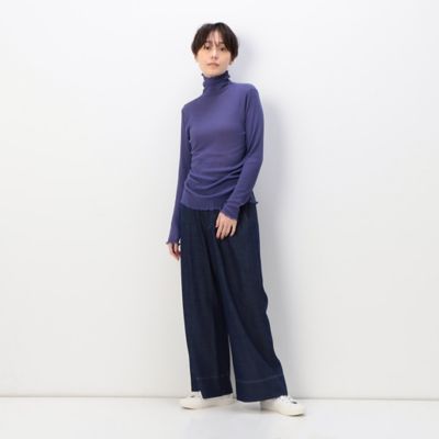 【前後２ＷＡＹ／洗える】のびのびシアーリブ　Ｔシャツ（７２２１ＥＣ０５）