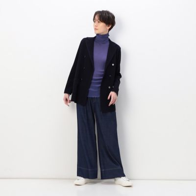 【前後２ＷＡＹ／洗える】のびのびシアーリブ　Ｔシャツ（７２２１ＥＣ０５）