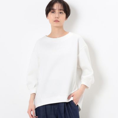 ＜Gabardine K.T (Women)＞【洗える】ニューダンボールニット　立体刺繍入りプルオーバー（７２２１ＥＣ０９）