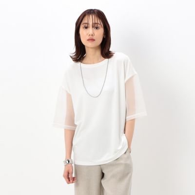 ＜Gabardine K.T (Women)＞【洗える】ベア天竺　Ｔシャツ（７２２１ＥＣ１５）