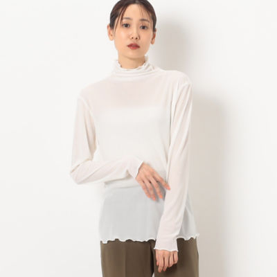＜Gabardine K.T (Women)＞【前後２ＷＡＹ】シアーテレコ　ハイネックインナー（７２２１ＥＥ０２）
