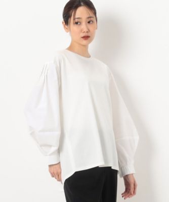 ＜Gabardine K.T (Women)＞ポンチ　袖パフプルオーバー（７２２１ＥＥ１２）