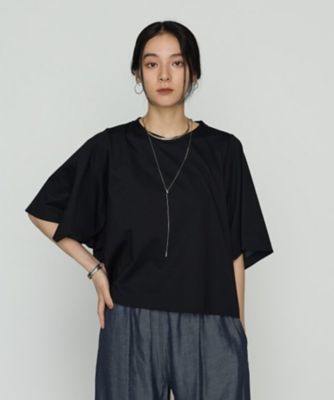 Gabardine K.T (Women)/ギャバジンケーティー プレーティング天竺 テントライン プルオーバー(7221EK14) クロ トップス【三越伊勢丹/公式】