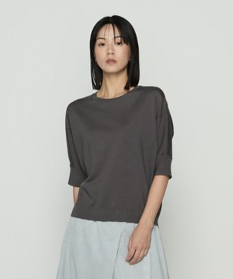 ＜Gabardine K.T (Women)＞再生繊維（セルロース）天竺　ゆったりニットソー（７２２１ＥＭ０１）