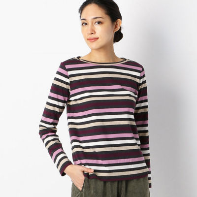 ＜Gabardine K.T (Women)＞マルチボーダー　Ｔシャツ（７２２１ＥＲ０２）