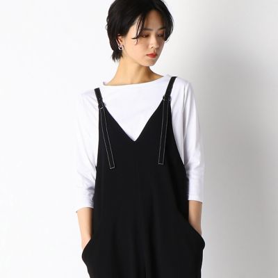 ＜Gabardine K.T (Women)＞ボートネックＴシャツ（７２２１ＥＴ０２）