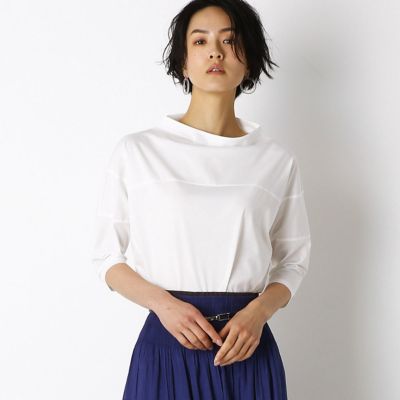 ＜Gabardine K.T (Women)＞ゆったりアシンメトリー　トレーナー（７２２１ＥＴ０５）