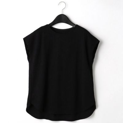【ウォッシャブル】草花柄ジャージー　Ｔシャツ（７２２１ＥＴ０７）
