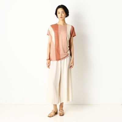 ワイドストライプ　Ｔシャツ（７２２１ＥＴ０９）