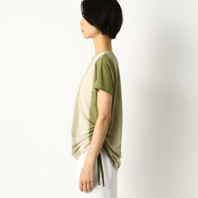 ワイドストライプ　Ｔシャツ（７２２１ＥＴ０９）
