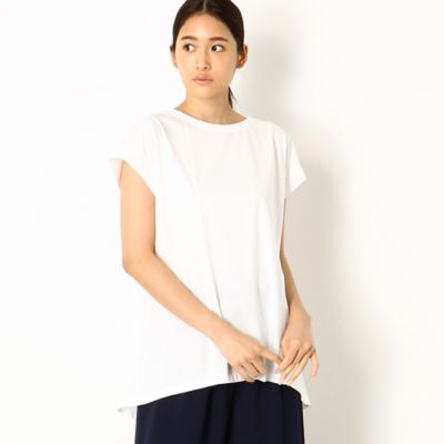 ＜Gabardine K.T (Women)＞すっきり　フレンチスリーブ　Ｔシャツ（７２２１ＥＴ１２）