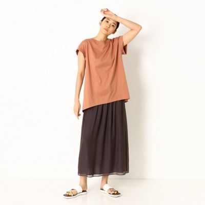 すっきり　フレンチスリーブ　Ｔシャツ（７２２１ＥＴ１２）