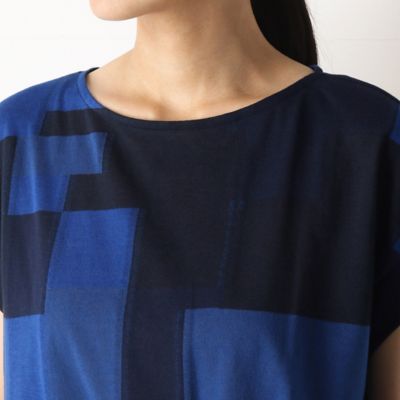 ブロック柄　Ｔシャツ（７２２１ＥＴ１６）
