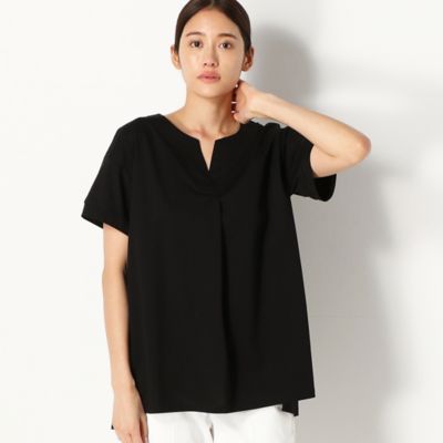 【洗える】Ｖスリットネック　Ｔシャツ（７２２１ＥＹ０９）