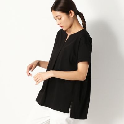 【洗える】Ｖスリットネック　Ｔシャツ（７２２１ＥＹ０９）