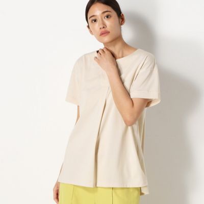 【洗える】Ｖスリットネック　Ｔシャツ（７２２１ＥＹ０９）