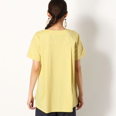 【洗える】Ｖスリットネック　Ｔシャツ（７２２１ＥＹ０９）