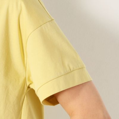 【洗える】Ｖスリットネック　Ｔシャツ（７２２１ＥＹ０９）