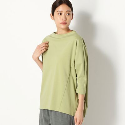 【ウォッシャブル】５分袖丈　プルオーバーカットソー（７２２１ＥＹ１６）