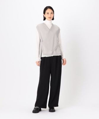 ドライタッチコットン　フロントクロスベスト（７２３１ＩＧ０４）