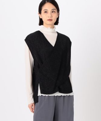 ドライタッチコットン　フロントクロスベスト（７２３１ＩＧ０４）
