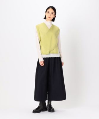 ドライタッチコットン　フロントクロスベスト（７２３１ＩＧ０４）