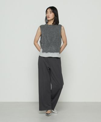 マシュマロブークレー ニットベスト（7231IM02） | Gabardine