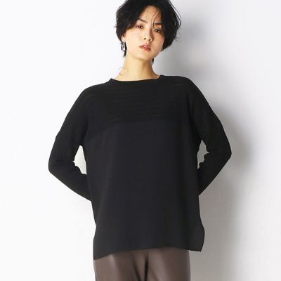＜Gabardine K.T (Women)＞異素材ドッキング　ドルマンプルオーバー（７２３１ＩＴ０５）