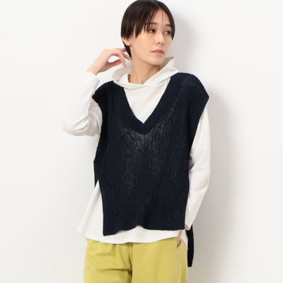 【Loungedress】和紙ニットベスト 和紙ニットベスト（ニット/セーター）｜LOUNGEDRESS（ラウンジ