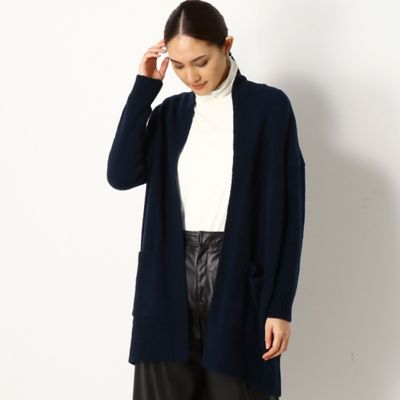 ＜Gabardine K.T (Women)＞【ウォッシャブル】マシュマロニット　ガウンカーディガン（７２３２ＩＷ０５）