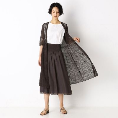 レーシー　ロングカーディガン（７２３３ＩＴ０８）