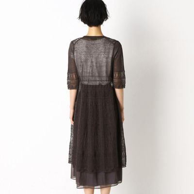 レーシー　ロングカーディガン（７２３３ＩＴ０８）
