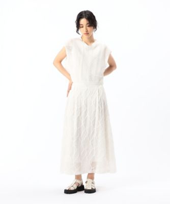 シアーレース編み　ベスト（７２３６ＩＧ１０）